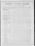 Lincoln County Leader, 10-06-1888 by Lincoln County Publishing Company