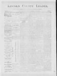 Lincoln County Leader, 10-13-1888 by Lincoln County Publishing Company