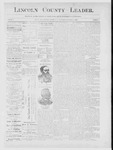 Lincoln County Leader, 11-03-1888 by Lincoln County Publishing Company