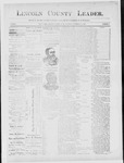 Lincoln County Leader, 11-10-1888 by Lincoln County Publishing Company