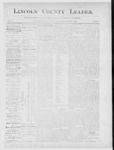 Lincoln County Leader, 12-01-1888 by Lincoln County Publishing Company
