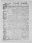 Lincoln County Leader, 04-27-1889 by Lincoln County Publishing Company