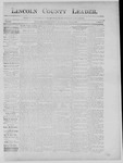 Lincoln County Leader, 06-29-1889 by Lincoln County Publishing Company