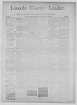Lincoln County Leader, 01-18-1890 by Lincoln County Publishing Company