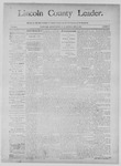 Lincoln County Leader, 02-08-1890 by Lincoln County Publishing Company