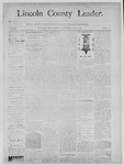 Lincoln County Leader, 05-24-1890