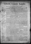 Lincoln County Leader, 02-21-1890