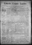 Lincoln County Leader, 03-14-1890