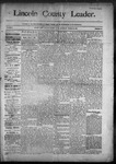 Lincoln County Leader, 03-21-1890