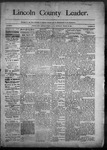 Lincoln County Leader, 03-28-1890