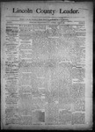 Lincoln County Leader, 04-25-1890
