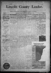 Lincoln County Leader, 10-10-1890