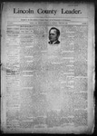 Lincoln County Leader, 02-07-1891 by Lincoln County Publishing Company
