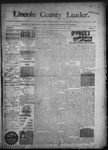 Lincoln County Leader, 12-05-1891 by Lincoln County Publishing Company