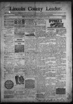 Lincoln County Leader, 03-26-1892 by Lincoln County Publishing Company