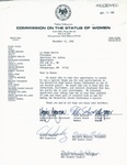 New Mexico Commission on the Status of Women 1981-1986