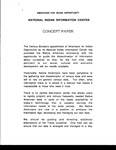 National Indian Information Center: Concept Paper