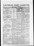 Las Vegas Daily Gazette, 07-08-1881 by J. H. Koogler