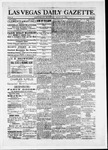 Las Vegas Daily Gazette, 07-16-1881 by J. H. Koogler
