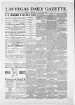 Las Vegas Daily Gazette, 08-05-1881 by J. H. Koogler