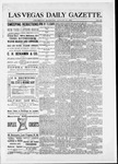 Las Vegas Daily Gazette, 08-11-1881 by J. H. Koogler