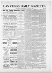 Las Vegas Daily Gazette, 08-25-1881 by J. H. Koogler