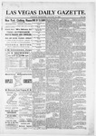 Las Vegas Daily Gazette, 08-26-1881 by J. H. Koogler