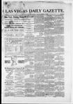 Las Vegas Daily Gazette, 09-01-1881 by J. H. Koogler