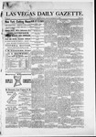 Las Vegas Daily Gazette, 09-02-1881 by J. H. Koogler