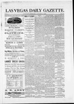 Las Vegas Daily Gazette, 10-02-1881 by J. H. Koogler