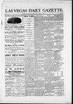 Las Vegas Daily Gazette, 10-07-1881 by J. H. Koogler