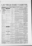 Las Vegas Daily Gazette, 10-28-1881 by J. H. Koogler