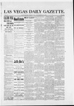 Las Vegas Daily Gazette, 10-29-1881 by J. H. Koogler