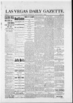 Las Vegas Daily Gazette, 11-01-1881 by J. H. Koogler