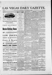 Las Vegas Daily Gazette, 11-05-1881 by J. H. Koogler