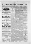 Las Vegas Daily Gazette, 11-06-1881 by J. H. Koogler