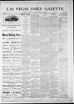 Las Vegas Daily Gazette, 11-11-1881 by J. H. Koogler