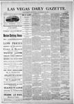 Las Vegas Daily Gazette, 11-16-1881 by J. H. Koogler