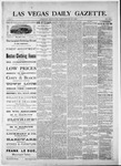 Las Vegas Daily Gazette, 11-18-1881 by J. H. Koogler