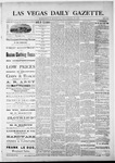 Las Vegas Daily Gazette, 11-23-1881 by J. H. Koogler