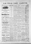 Las Vegas Daily Gazette, 11-27-1881 by J. H. Koogler