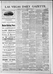 Las Vegas Daily Gazette, 11-29-1881 by J. H. Koogler
