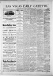 Las Vegas Daily Gazette, 11-30-1881 by J. H. Koogler