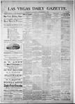 Las Vegas Daily Gazette, 12-06-1881 by J. H. Koogler