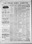 Las Vegas Daily Gazette, 01-22-1882 by J. H. Koogler