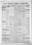 Las Vegas Daily Gazette, 04-25-1882 by J. H. Koogler