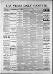 Las Vegas Daily Gazette, 06-10-1882 by J. H. Koogler