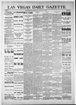 Las Vegas Daily Gazette, 07-08-1882 by J. H. Koogler