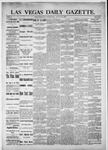 Las Vegas Daily Gazette, 07-12-1882 by J. H. Koogler