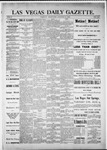 Las Vegas Daily Gazette, 08-11-1882 by J. H. Koogler